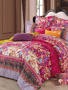 庭园家纺curtilage 国色天香磨毛四件套 1.5m